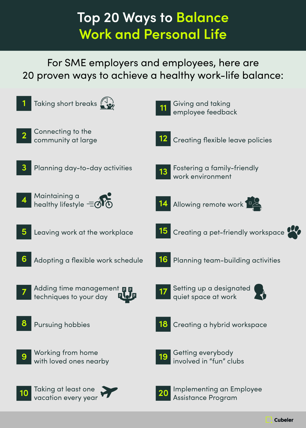 op 20 ways to balance work and personal life